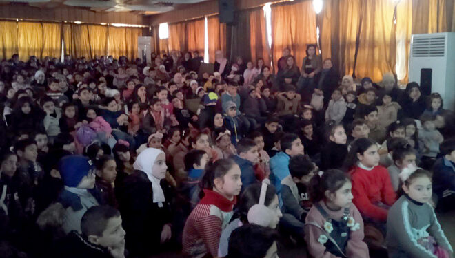 ختام مهرجان فرح الطفولة بحمص