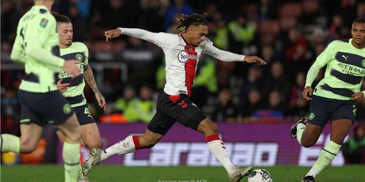 ساوثهامبتون يخرج بمانشستر سيتي من كأس الرابطة