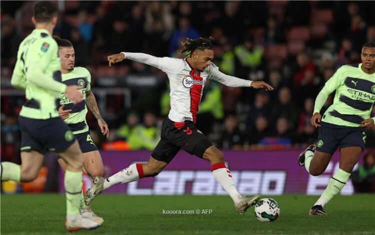 ساوثهامبتون يخرج بمانشستر سيتي من كأس الرابطة