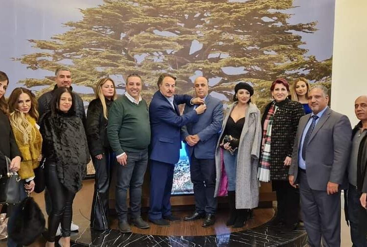 رئيس تجمع الصناعيين في زحلة استقبل نادي روتاري زحلة كابيتول بحضور المحافظ عازار