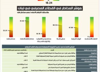 مصارف لبنان: أعلى المخاطر حول العالم