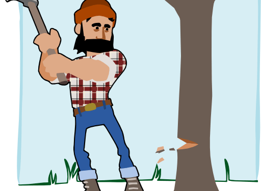 الحطاب والفأس