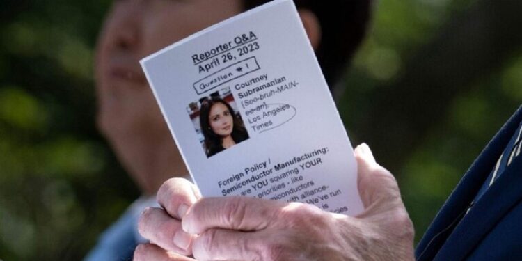 من صاحبة الصورة على “ورقة بايدن”؟