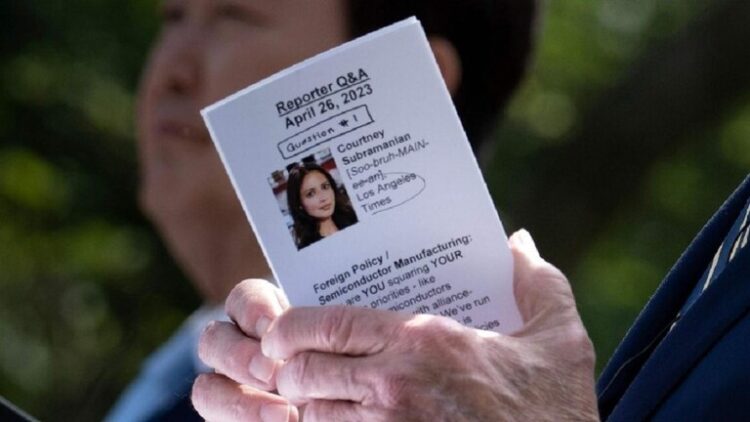 من صاحبة الصورة على “ورقة بايدن”؟