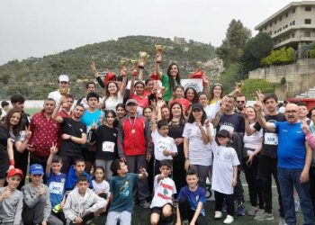 عداؤو وعداءات راشيا في سباق حاصبيا يحصدون 7 كؤوس