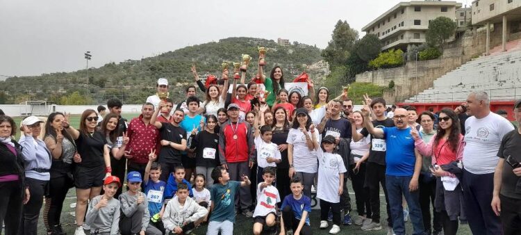 عداؤو وعداءات راشيا في سباق حاصبيا يحصدون 7 كؤوس