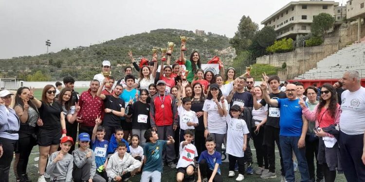 عداؤو وعداءات راشيا في سباق حاصبيا يحصدون 7 كؤوس