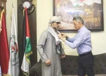 الشيخ محمد المثقال يزور مؤسسات حركة فلسطين حرة التربوية والترفيهية داعماً ويلتقي أمينها العام