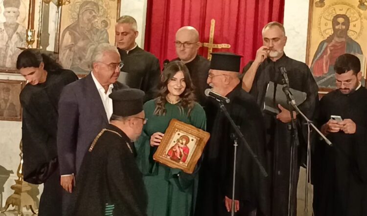 راشيا أحيت عيد رقاد السيدة العذراء.. وسكاف وسعد سلما المرنمة وهبة أيقونة العذراء