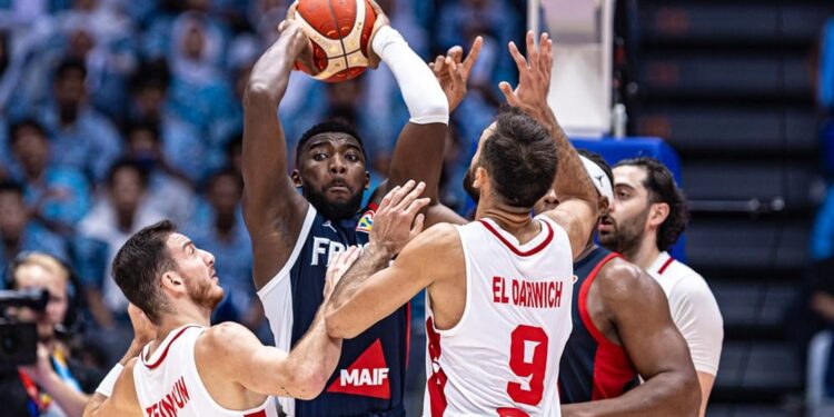 منتخب كرة السلة اللبنانية يختتم خساراته امام الفرنسي