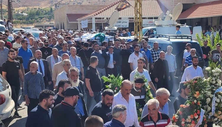 محور السبت34 من حرمون: عالم الصحافة والسياسة والفكر والإعلام شيّع العلم الباسق طلال سلمان بزحف مهيب في شمسطار