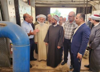 المفتي الغزاوي برفقة وفد يجول على مشروع الطاقة الشمسية لنبع شمسين في عنجر: نرفع الصوت باسم اهالي البقاع لاستكماله لأنه لخير الجميع