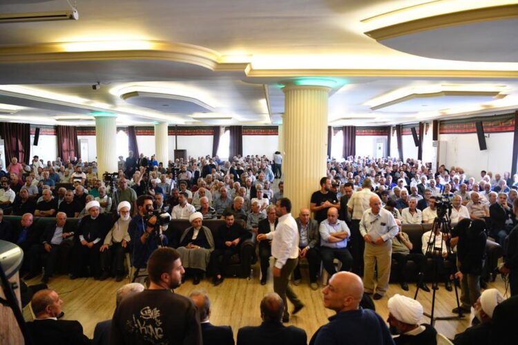 محور السبت34 من حرمون: عالم الصحافة والسياسة والفكر والإعلام شيّع العلم الباسق طلال سلمان بزحف مهيب في شمسطار