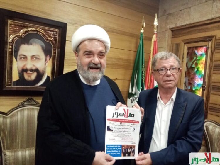 الشيخ عبدالله وسعيد تحضيرا لمعرض الكتاب العربي التاسع