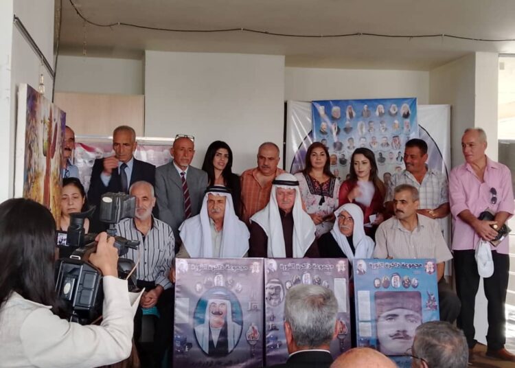 تكريم المجاهدين أبو هرموش ونصر ومنذر في السويداء