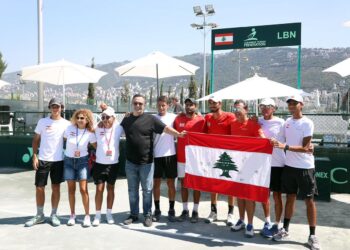 متى لبنان يستضيف اليابان بالتنس؟