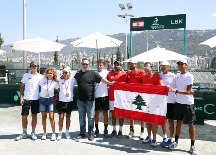 متى لبنان يستضيف اليابان بالتنس؟