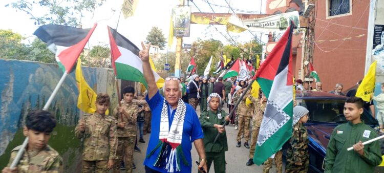 مسيرة وحدة الدم الفلسطيني بمشاركة جزائرية