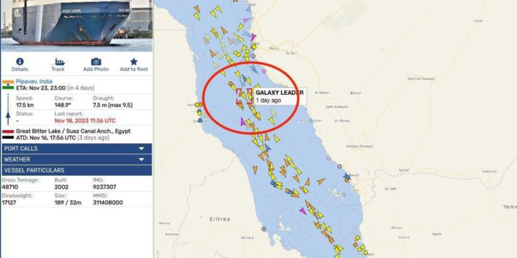 البحر الأحمر خط أحمر على سفن العدو..