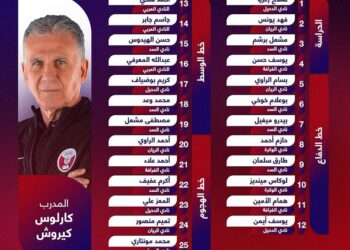 تشكيلة قطر لمواجهتي أفغانستان والهند