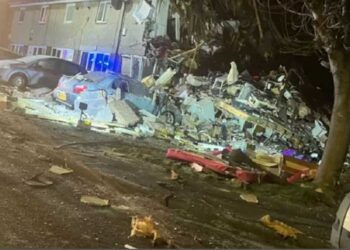 #اسكتلندا_ بالفيديو – انفجار قوي في مبنى في أدنبرة