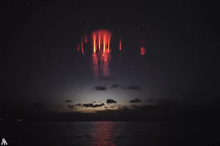 ظهور صواعق العفاريت في الأوروغواي