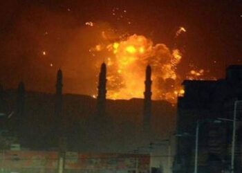 عدوان أمريكي بريطاني على عدة محافظات يمنية