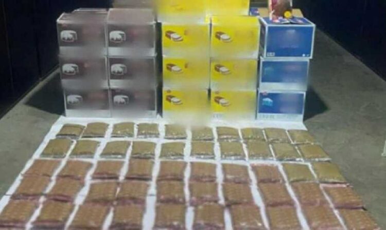 إحباط تهريب شحنة مخدّرات مخبأة في بودرة حلويات