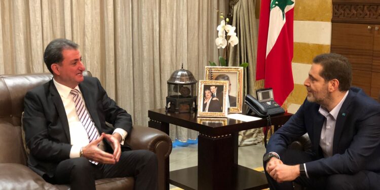 طوني طعمة زار الحريري في بيت الوسط وبحث معه شؤونا إقتصادية وسياسية