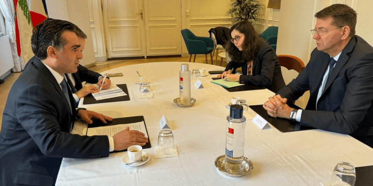 حمية يبحث مع نظيره الفرنسي في استكمال خطة إعادة إعمار المرفأ