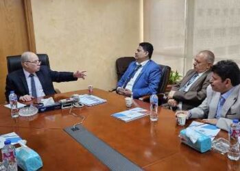 مناقشة التعاون بين غرفة تجارة الأمانة والاتحاد المصري للبناء والتشييد واتحاد المقاولين العرب 