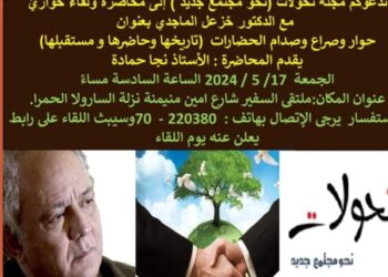 ندوة “حوار وصراع الحضارات تاريخهما وحاضرهما ومستقبلهما”.