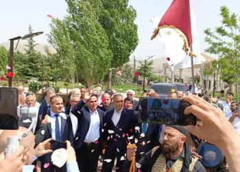 استقبال حاشد لوزير الأشغال في الخيارة بضيافة رئيس البلدية محمد مظلوم