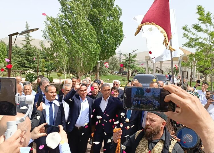 استقبال حاشد لوزير الأشغال في الخيارة بضيافة رئيس البلدية محمد مظلوم