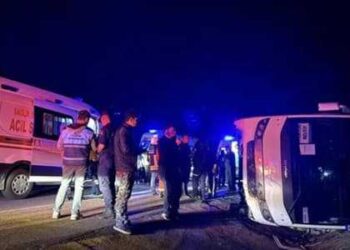 إصابة 25 شخصًا بحادث سير في تركيا