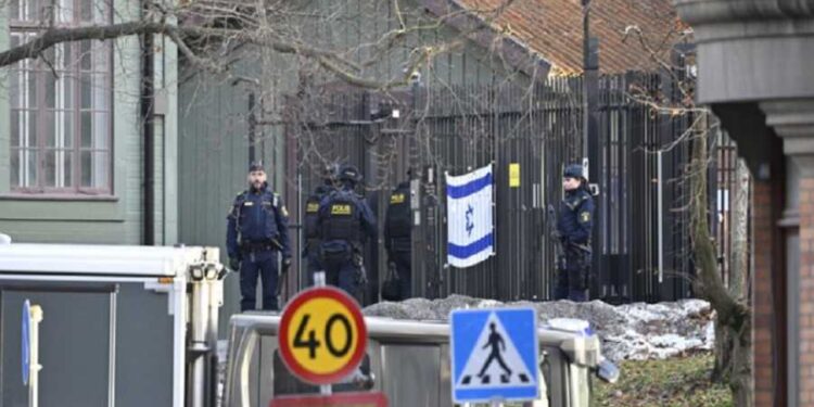 إطلاق نار قرب السفارة الإسرائيلية في السويد