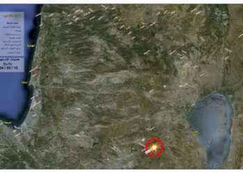 الـمقـا.و.مة قصفت قاعدة ايلانية غرب طبرية – 40 كم