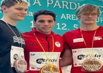 ذهبية وبرونزية لسورية ببطولة التشيك الدولية للسباحة