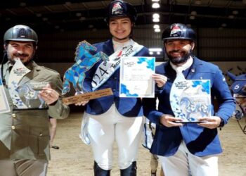 الفارسة شام الأسد تتوج بلقب بطولة تيم سبيرت ماسترز لقفز الحواجز