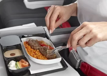أخصائية تحدد انواع الطعام الضار خلال رحلات الطيران