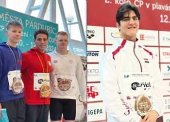 ذهبية وفضية لسورية ببطولة التشيك الدولية للسباحة