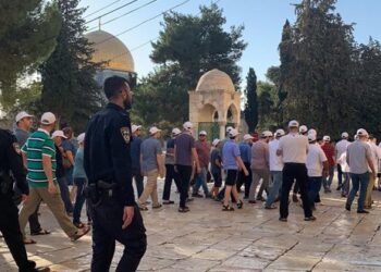 مئات المستوطنين يقتحمون المسجد الأقصى