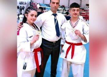 خمس ميداليات لناديي العربي والكفر في بطولة الدوري الممتاز بالكاراتيه