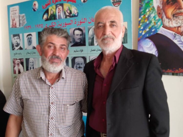 تكريم المجاهدين حمزة درويش ومحمد شرف ومؤيد شرف