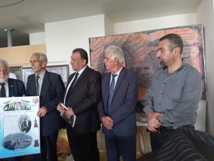 تكريم المجاهدين حمزة درويش ومحمد شرف ومؤيد شرف