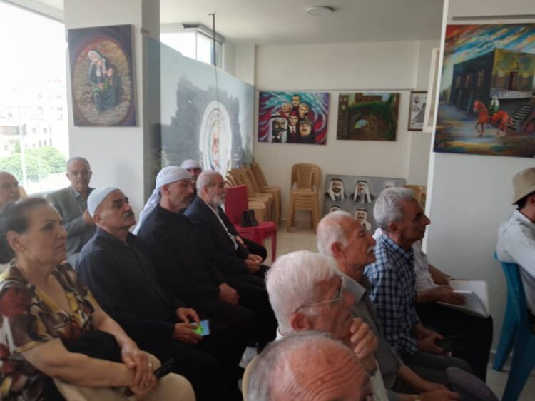 تكريم المجاهدين حمزة درويش ومحمد شرف ومؤيد شرف