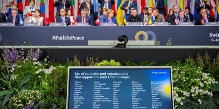 11 دولة ترفض التوقيع على البيان الختامي لمؤتمر سويسرا حول أوكرانيا