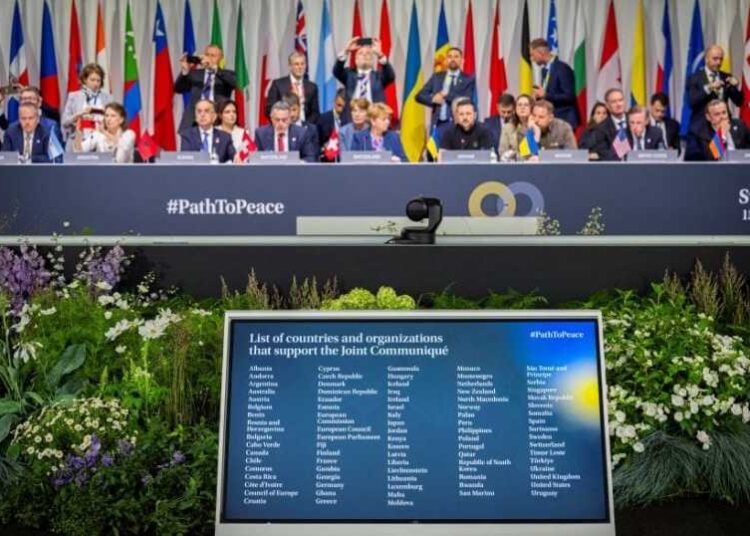 11 دولة ترفض التوقيع على البيان الختامي لمؤتمر سويسرا حول أوكرانيا