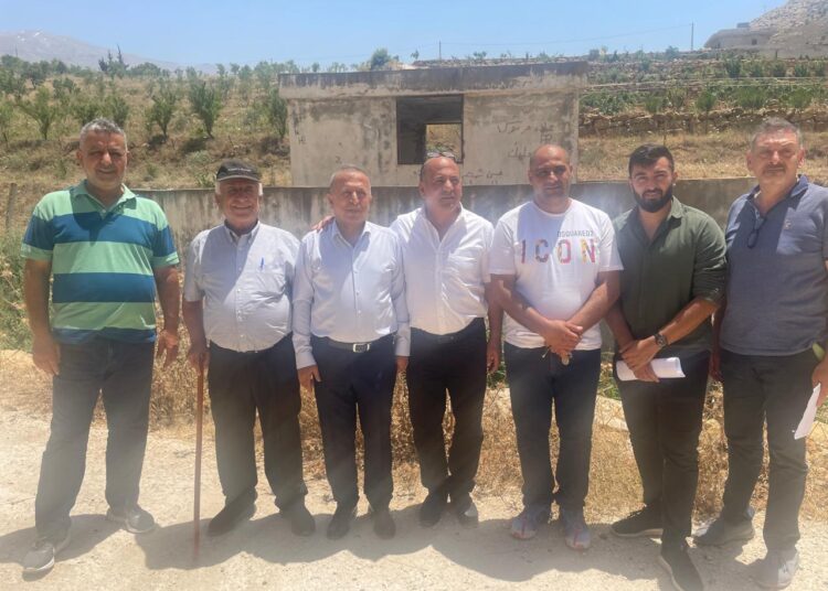 الجراح ومنظمة الانترسوس يطلقان ثلاثة مشاريع إنمائية في قضاء راشيا