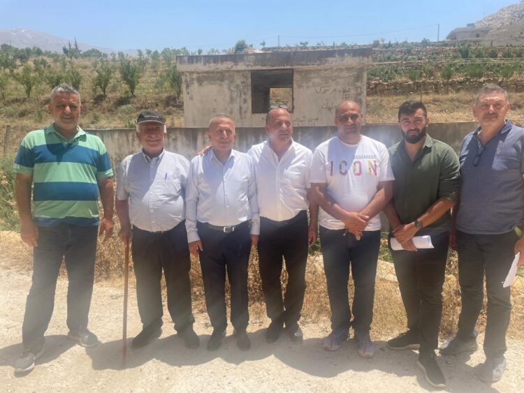 الجراح ومنظمة الانترسوس يطلقان ثلاثة مشاريع إنمائية في قضاء راشيا